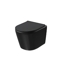 Унитаз подвесной Grossman Торнадо GR-4477BMSQ черный матовый