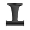 Крючок Duravit Starck T 0099304600 двойной, черный матовый - фото 1