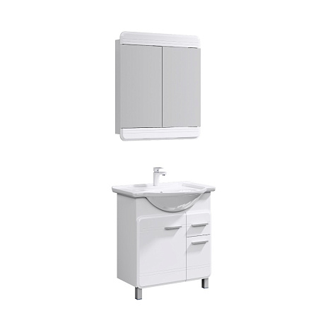 Мебель для ванной Aqwella Корсика KOR0107 75 белый