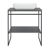 Консоль Kerama Marazzi Plaza Next PL.N.80.01\BLK.M 80 под раковину, черный