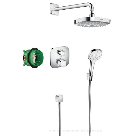 Душевой комплект Hansgrohe Croma Select E 27294000 хром