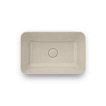 Раковина Kerama Marazzi Plaza PLR.wb.55\SAN 55х36 без отверстия под смеситель, песочный