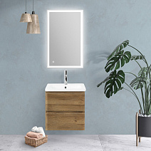 Мебель для ванной BelBagno Albano ALBANO-CER-600-2C-SO-RR 60 подвесная, Rovere Rustico