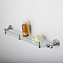 Полка WasserKRAFT Ammer K-7044 стеклянная, матовый хром - фото 2