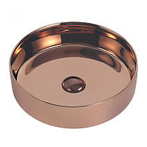 Раковина накладная ABBER Bequem AC2109RG золото розовое