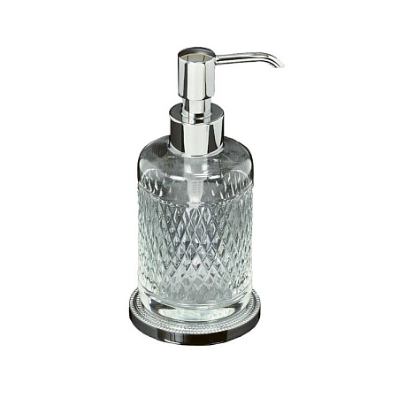 Дозатор для жидкого мыла Boheme Murano Cristal 10227 хром