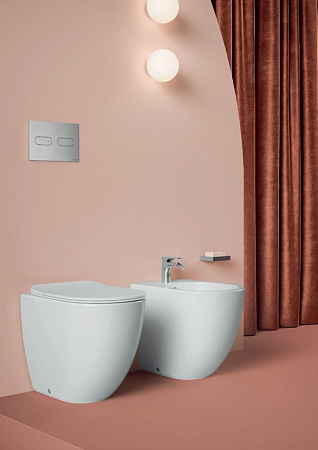 Кнопка смыва ArtCeram Inox 711.000.BS сталь матовая 