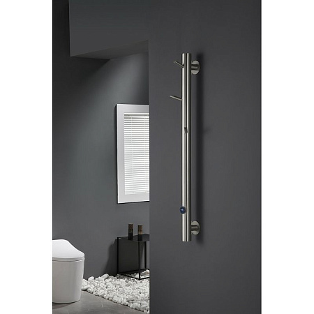 Полотенцесушитель электрический Boheme Uno Oak 724-NB 150х20 никель брашированный