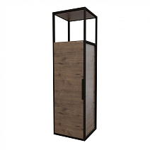 Шкаф-пенал Grossman Лофт 304001 40 велингтон/черный