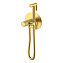 Гигиенический душ со смесителем Boheme Tech 157-MG золото матовое