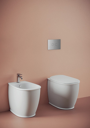 Кнопка смыва ArtCeram Inox 715.000.BS сталь матовая 