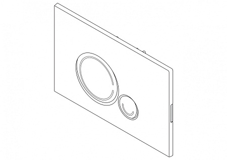 Кнопка смыва BelBagno Sfera BB018-SR-ORO золото