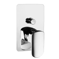 Смеситель Palazzani Mis 56119710 для ванны с душем на 2 потребителя (внешняя часть), хром