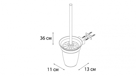 Ершик Fixsen Trend FX-97813 черный
