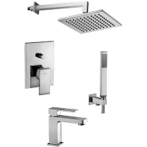 Душевой комплект Paffoni Elle KITEL015CR071 хром