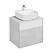 Тумба c раковиной Aquaton Марбл 1A276101MH4C0 60 с раковиной Одри Soft, белый матовый