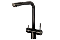 Смеситель Zorg Inox SZR-7039 GRAFIT для кухонной мойки/для фильтра, графит