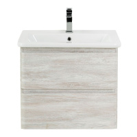 Тумба с раковиной BelBagno Albano ALBANO-CER-500-2C-SO-RV 50 подвесная, Rovere Vintage Bianco