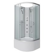 Душевая кабина Niagara Classic NG-2307-14BKG 80x80x200 стекло матовое/профиль серебро