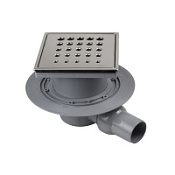 Душевой трап Pestan Drops Mask 15х15 1 выход, хром глянцевый