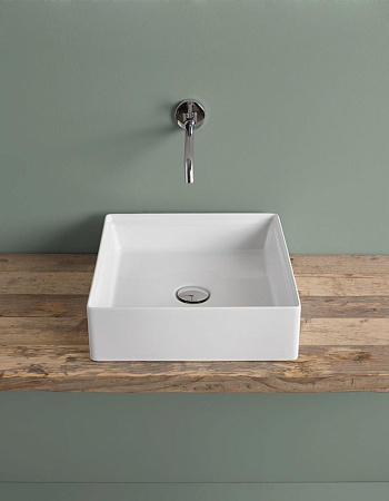 Раковина ArtCeram Scalino SCL001 05;00 38 белый матовый