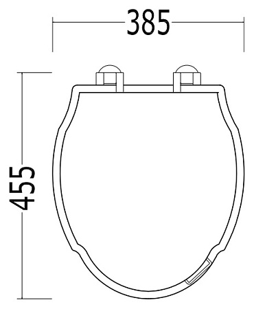Крышка-сиденье Devon&Devon Westminster 2IBSEBIAW петли золото