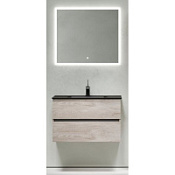 Мебель для ванной Sancos Urban 80 UR80EG дуб галифакс натуральный/черный