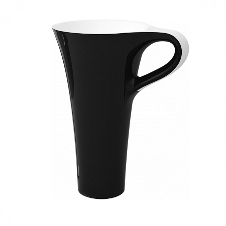 Раковина ArtCeram Cup OSL004 01;50 85 черный с белым