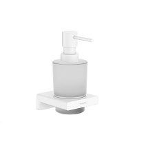 Дозатор для жидкого мыла Hansgrohe AddStoris 41745700 белый матовый