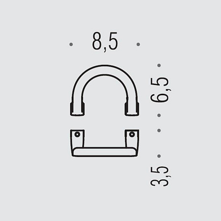 Крючок одинарный Colombo Lulu BLC47.HPS золото
