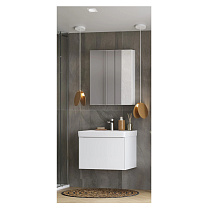 Мебель для ванной Aquaton Асти 1A263001AX2B0 70 белый матовый/белый глянец Мебель для ванной Aquaton Асти 1A263001AX2B0 70 белый матовый/белый глянец