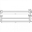 Полотенцедержатель Hansgrohe Logis Universal 41712000 двойной, хром - фото 2