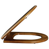 Крышка-сиденье Villeroy & Boch Hommage 99266100 орех/нержавеющая сталь