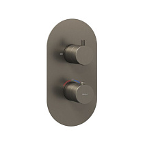 Смеситель Ravak Espirit ES 063.20GB.O2 X070323 для душа, термостатический, графит