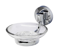 Мыльница WasserKRAFT Rhein K-6229 стеклянная, хром