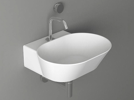 Раковина накладная Simas Wave WA 06 43x48x16,5 с 1 отверстием под смеситель, белый