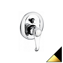 Смеситель Emmevi Tiffany 6019NO для душа, черный/золото