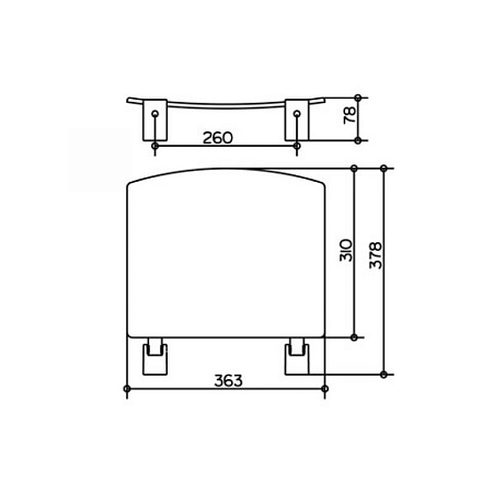 Сиденье Keuco Plan 14980010051 хром/белый
