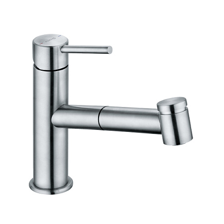 Смеситель Kludi Steel 44851F860 для кухонной мойки, хром