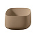 Раковина ArtCeram Cognac COL006 40;00 43 marrone tortora