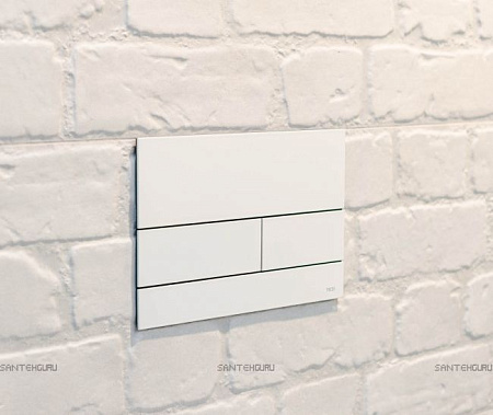 Кнопка смыва Tece Square II 9240834 белый матовый