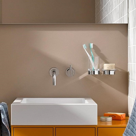 Мыльница Emco Flow 2730 001 00 подвесная, хром