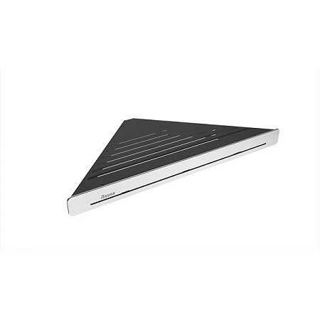 Полка Ravak Slim S  X07P576 угловая, черный/хром
