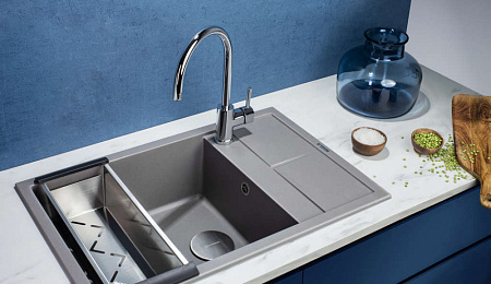 Кухонная мойка Omoikiri Sumi 78-LB-PL 78х50 платина