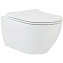 Унитаз подвесной beWash Bogen 88393201 с системой микролифт, белый глянцевый