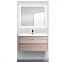 Тумба с раковиной BelBagno Kraft KRAFT-1000-2C-SO-RGB 100 rovere galifax bianco - фото 2