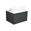 Тумба с раковиной La Fenice Terra FNC-01-TER-G-60 Grigio, столешница Gray Structural - фото 1