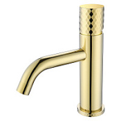 Смеситель Boheme Stick 121-GG для раковины, ручка Diamond, золото