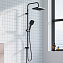 Душевая стойка Damixa Merkur 940000300 черный - фото 4