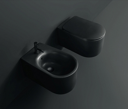 Унитаз подвесной Kerasan Nolita 531431 черный матовый